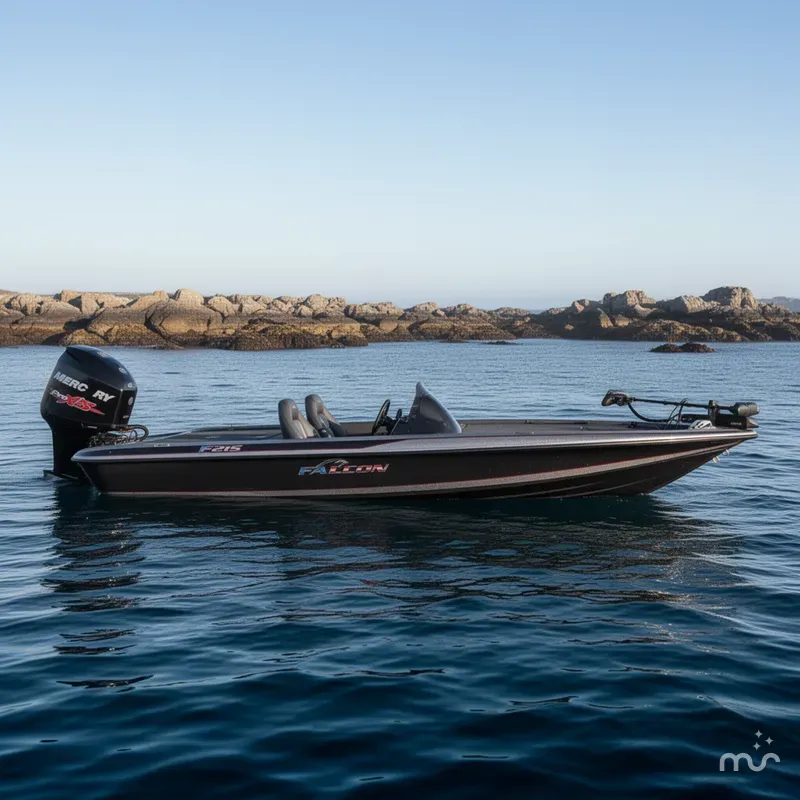 Slide: The Image of Falcon Boats F215 2019 - 2