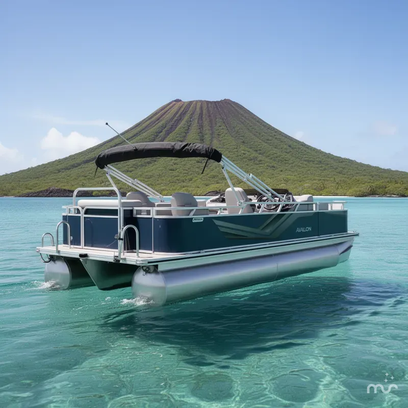 Slide: The Image of Avalon Venture 85 Rear Fish - 21' 2025 - 3