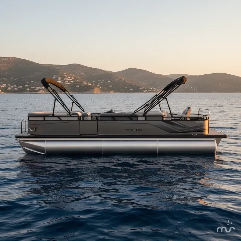 Slide: The Image of Avalon Venture 85 Rear Fish - 23' 2025 - 2