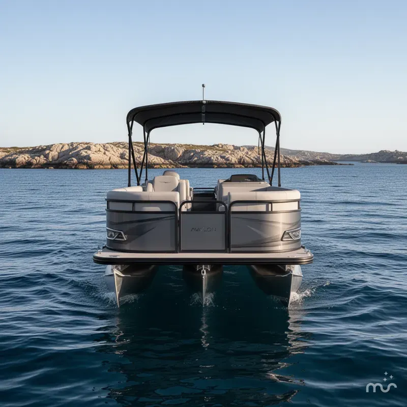 Slide: The Image of Avalon Venture 85 Rear Fish - 23' 2025 - 3