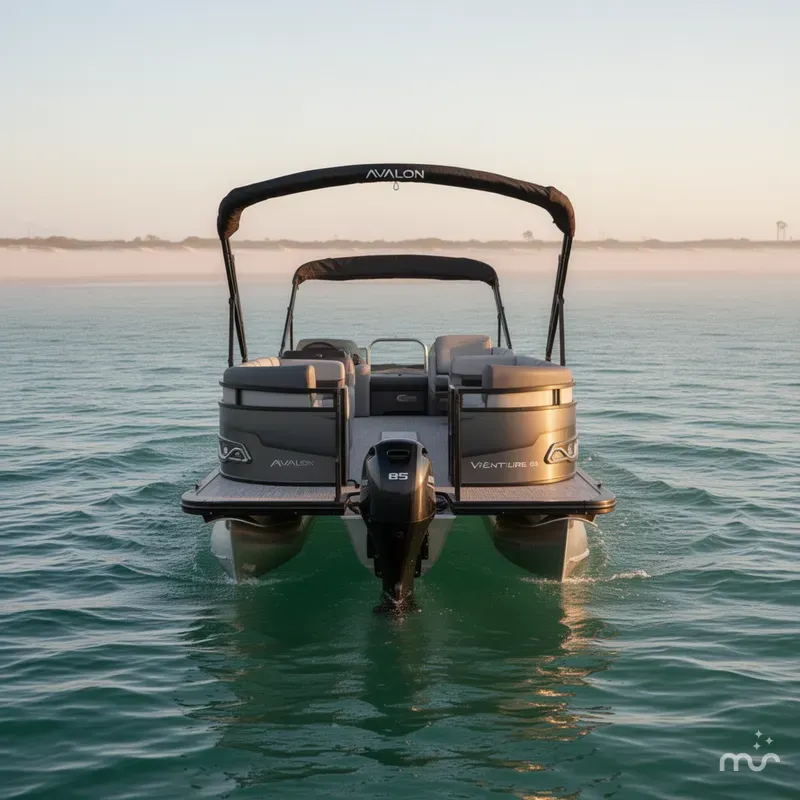 Slide: The Image of Avalon Venture 85 Versatile Rear Bench - 23' 2025 - 2