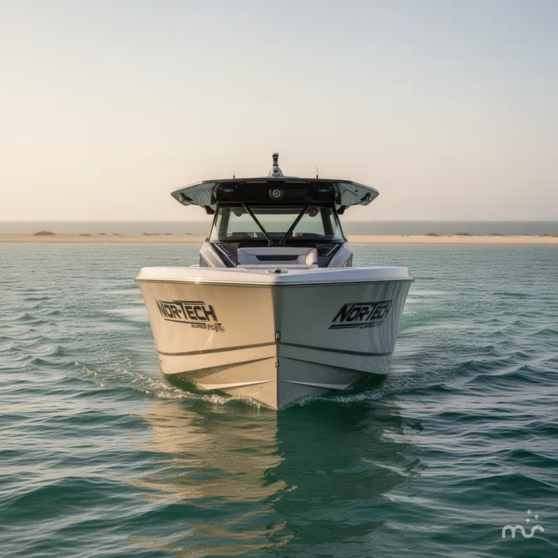 Slide: The Image of Nor-Tech 400 Supersport with trailer 2025 - 2