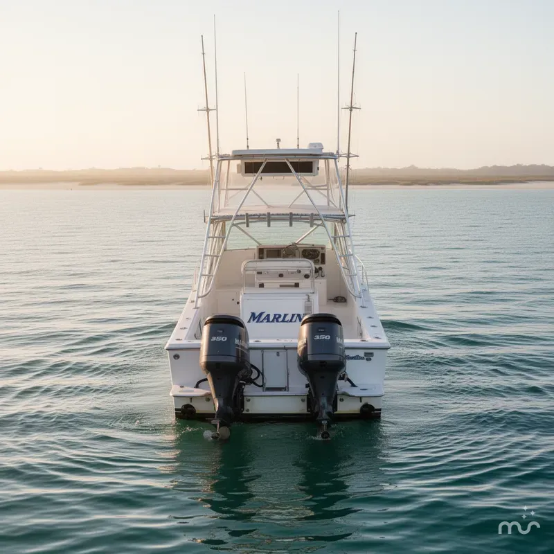 Slide: The Image of Marlin 35 CC Sportfish w/Cuddy 1993 - 2