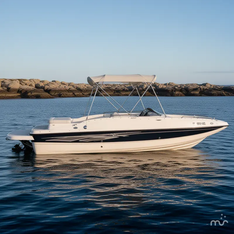 Slide: The Image of Bayliner 217 Deck Boat 2007 - 2