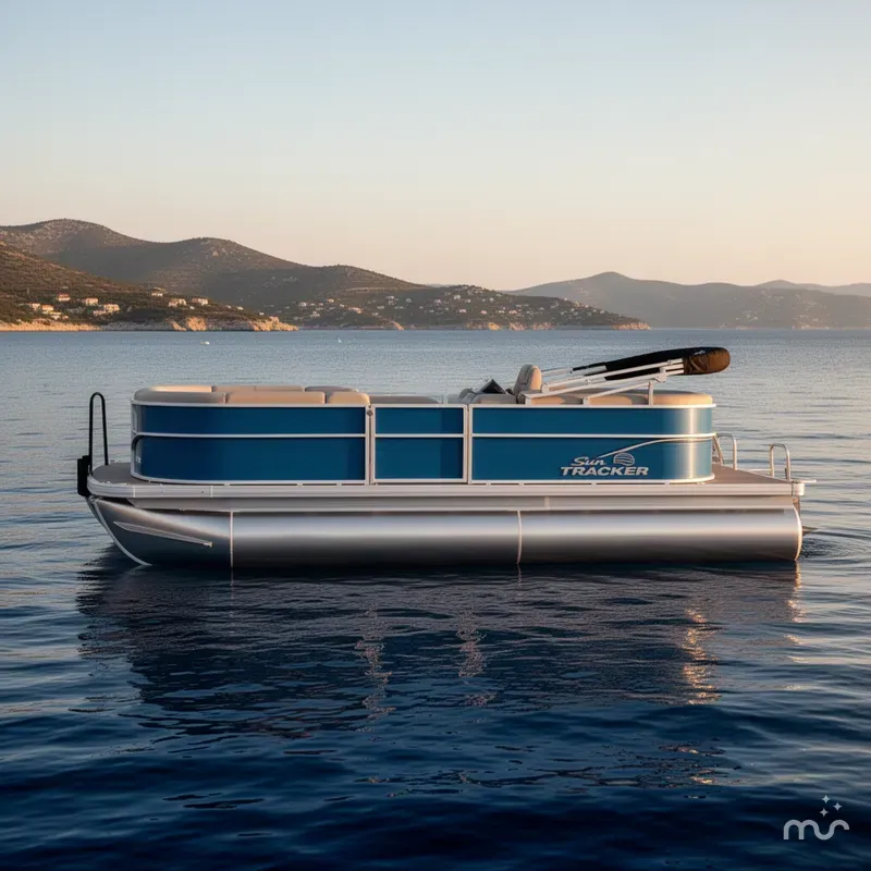 Slide: The Image of Sun Tracker Party Barge 20 DLX 2026 - 2