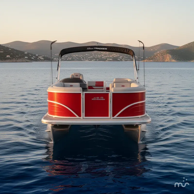 Slide: The Image of Sun Tracker Party Barge 20 DLX 2026 - 3