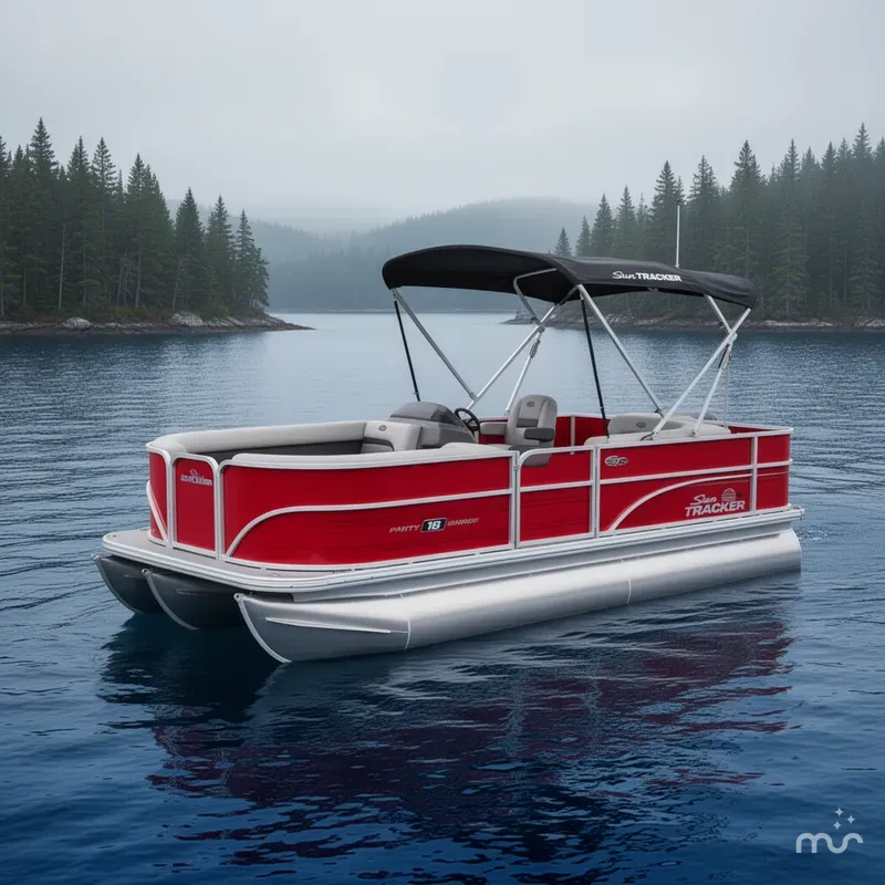 The Image of Sun Tracker Party Barge 18 DLX 2026 - 0