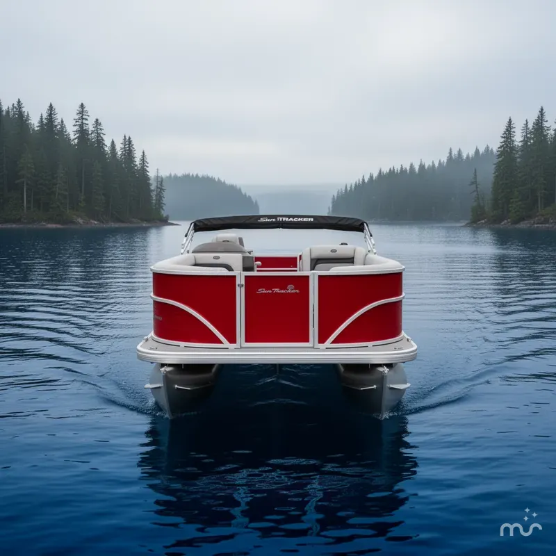 Slide: The Image of Sun Tracker Party Barge 18 DLX 2026 - 3