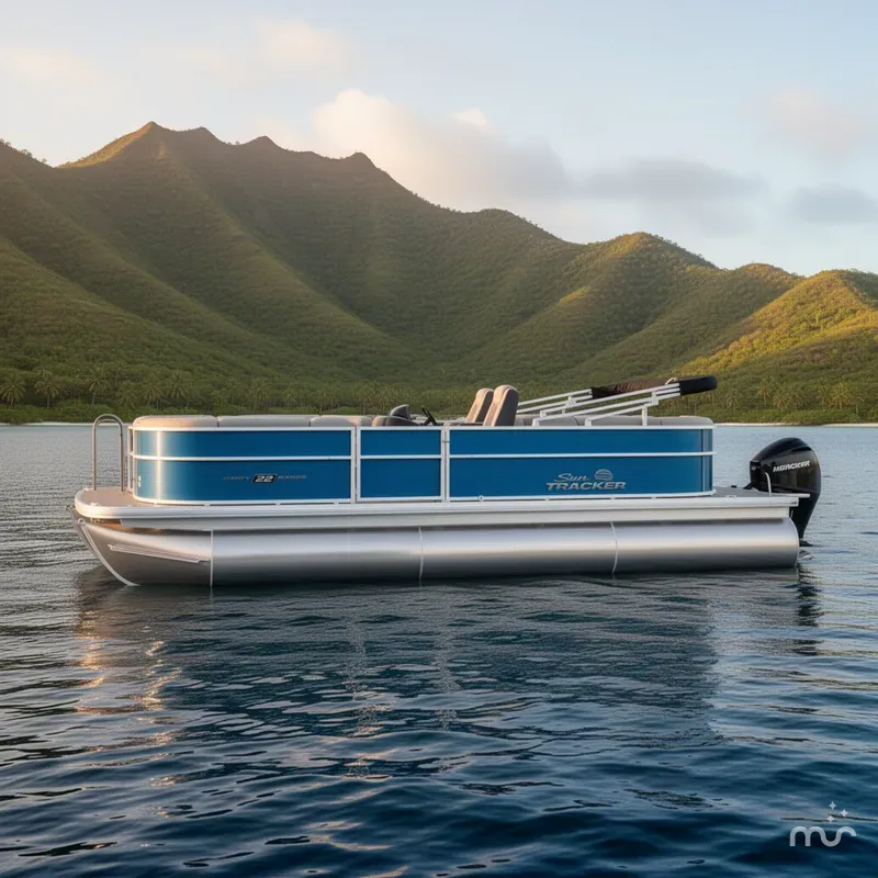 Slide: The Image of Sun Tracker Party Barge 22 XP3 2026 - 2