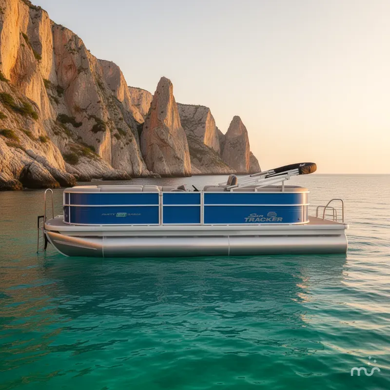Slide: The Image of Sun Tracker Party Barge 20 DLX 2026 - 2