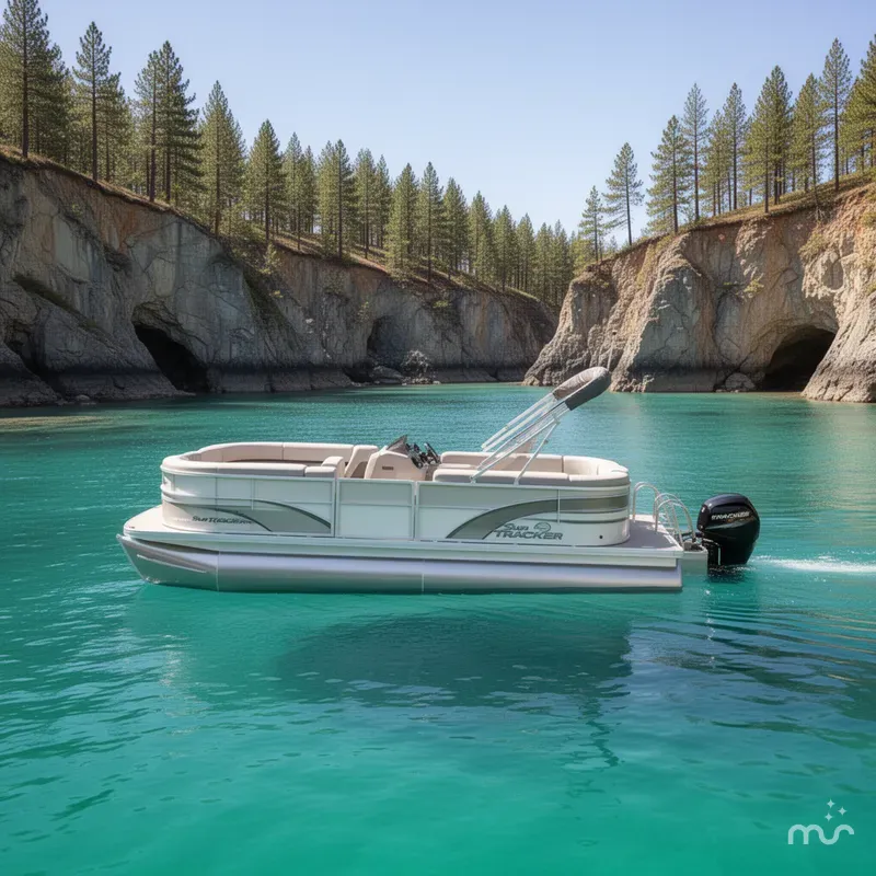 The Image of Sun Tracker Party Barge 20 DLX 2026 - 0
