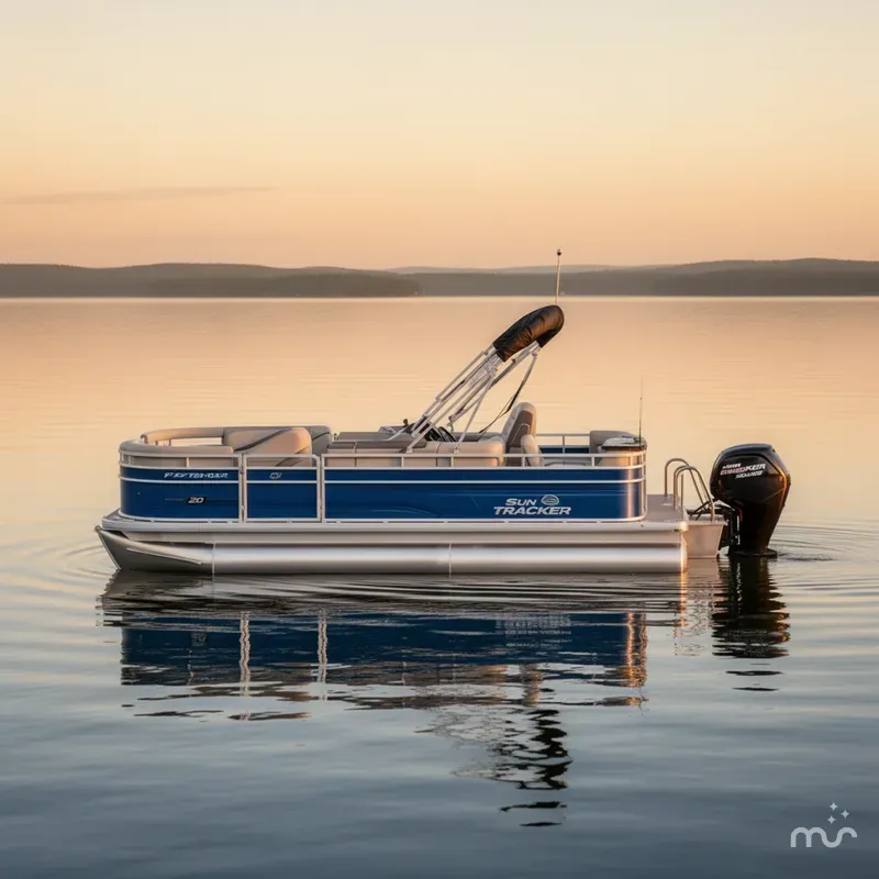 Slide: The Image of Sun Tracker Fishin' Barge 20 DLX 2026 - 1