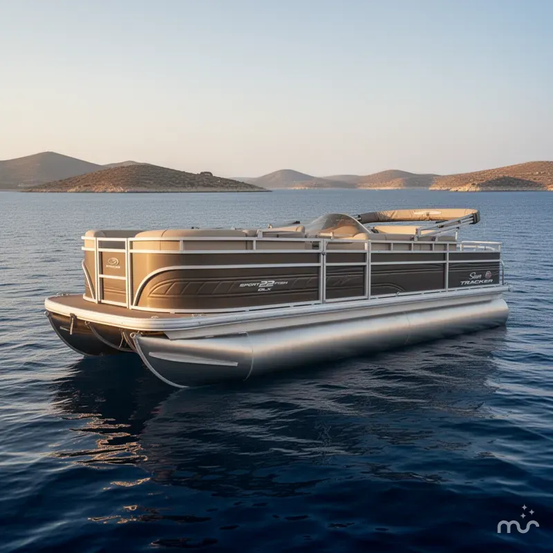 Slide: The Image of Sun Tracker SportFish 22 DLX 2024 - 2
