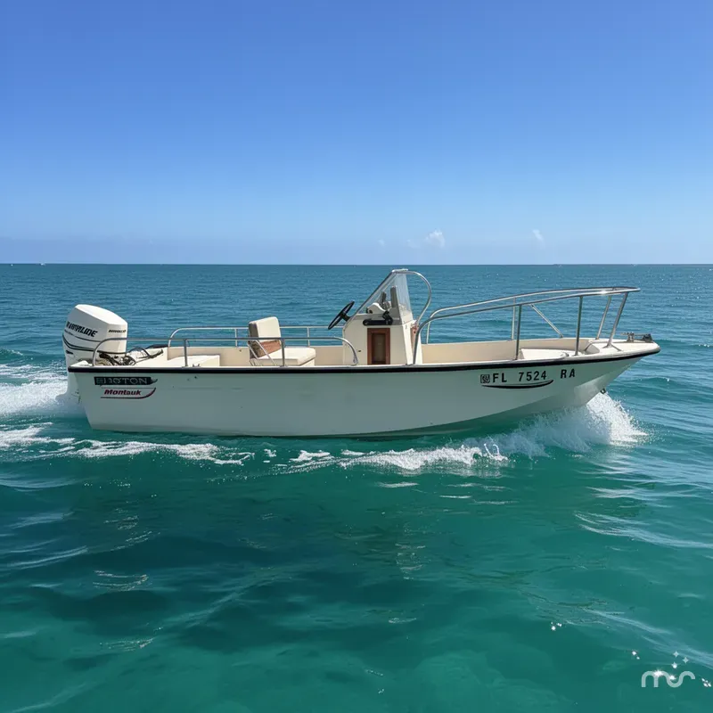 Slide: The Image of Boston Whaler 170 Montauk 1987 - 0