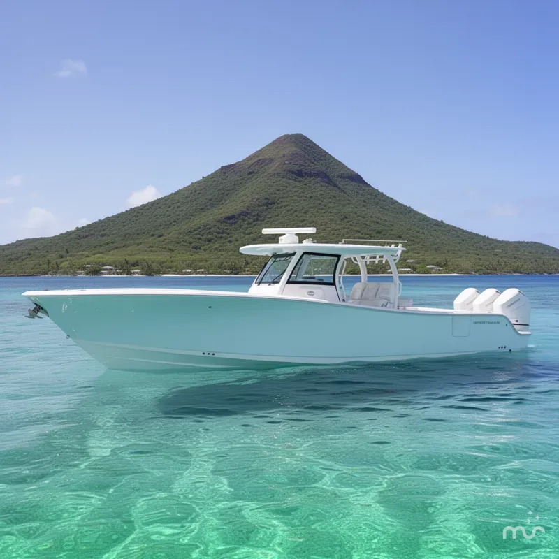 Slide: The Image of Sportsman Open 352 Center Console 2026 - 2