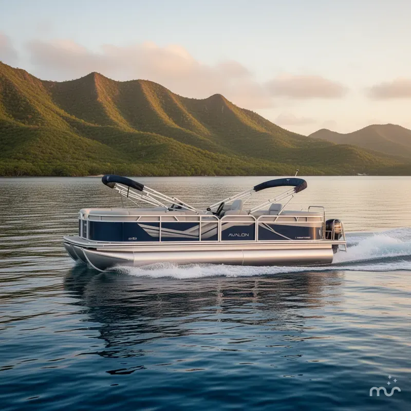 Slide: The Image of Avalon Venture 85 Rear Fish - 21' 2025 - 4