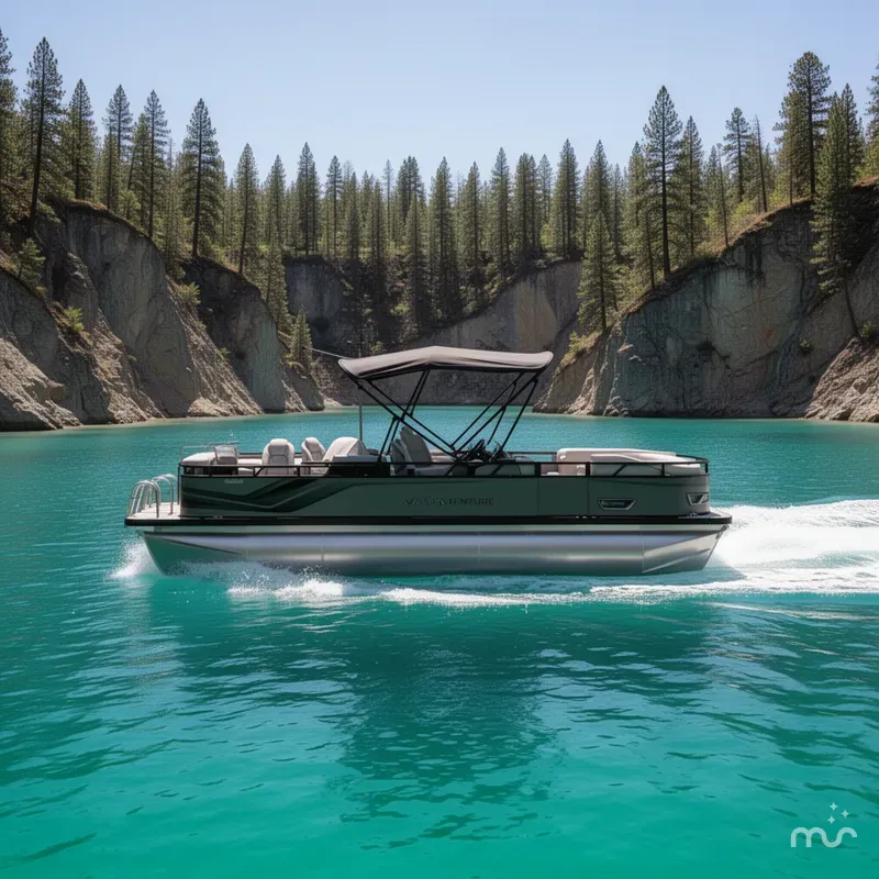 Slide: The Image of Avalon Venture 85 Rear Fish - 23' 2025 - 4