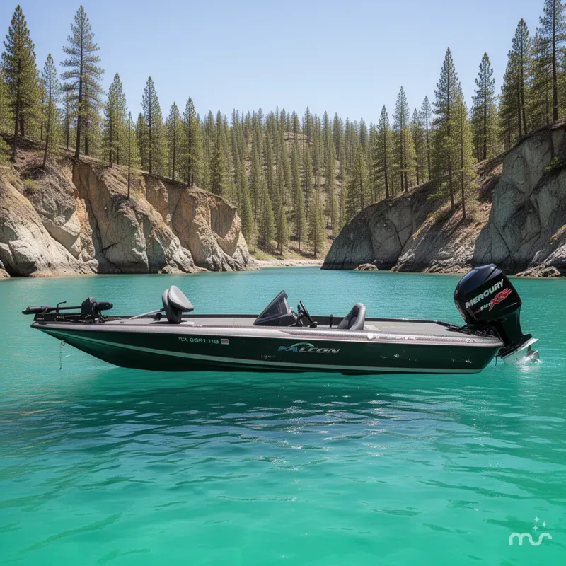 Slide: The Image of Falcon Boats F215 2019 - 2