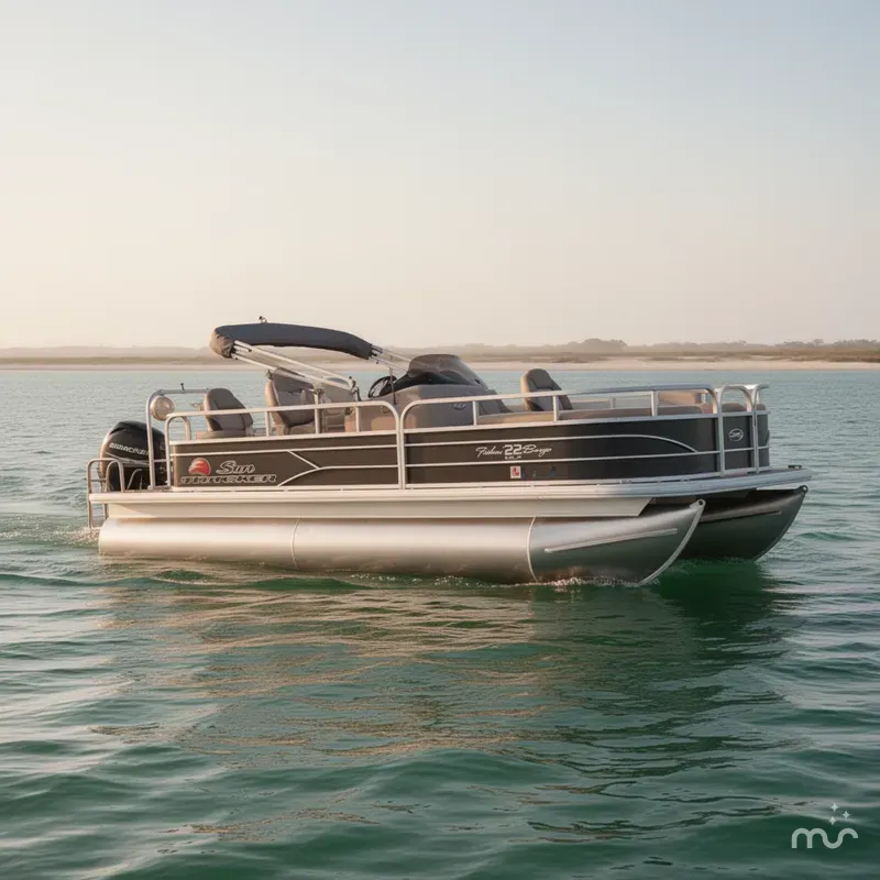 Slide: The Image of Sun Tracker Fishin' Barge 22 DLX 2016 - 0