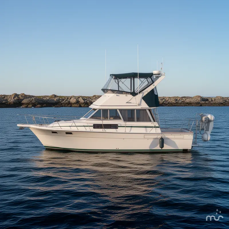Slide: The Image of Bayliner 3888 Motoryacht 1988 - 2