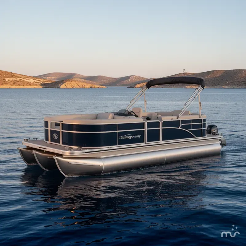 The Image of Montego Bay 8522 Quad Lounger BR Deluxe Pontoon 2026 - 0