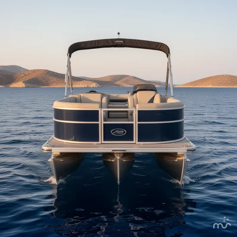 Slide: The Image of Montego Bay 8522 Quad Lounger BR Deluxe Pontoon 2026 - 1