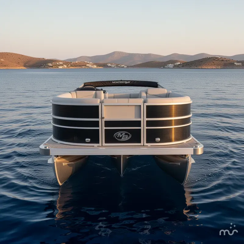 Slide: The Image of Montego Bay 8522 Quad Lounger BR Deluxe Pontoon 2026 - 3