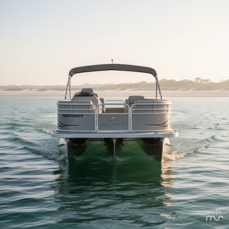 Slide: The Image of JC Manufacturing Neptoon 25TT Sport w/Suzuki 250HP - 4-Stroke Engine 2015 - 2