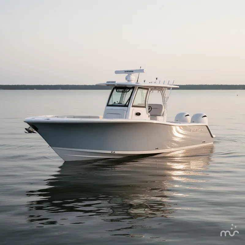 Slide: The Image of Sportsman Open 302 Center Console 2026 - 2