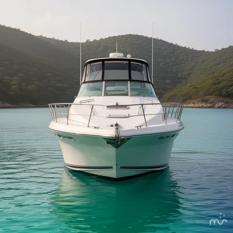 Slide: The Image of Sea Ray 410 Express Cruiser 2001 - 1