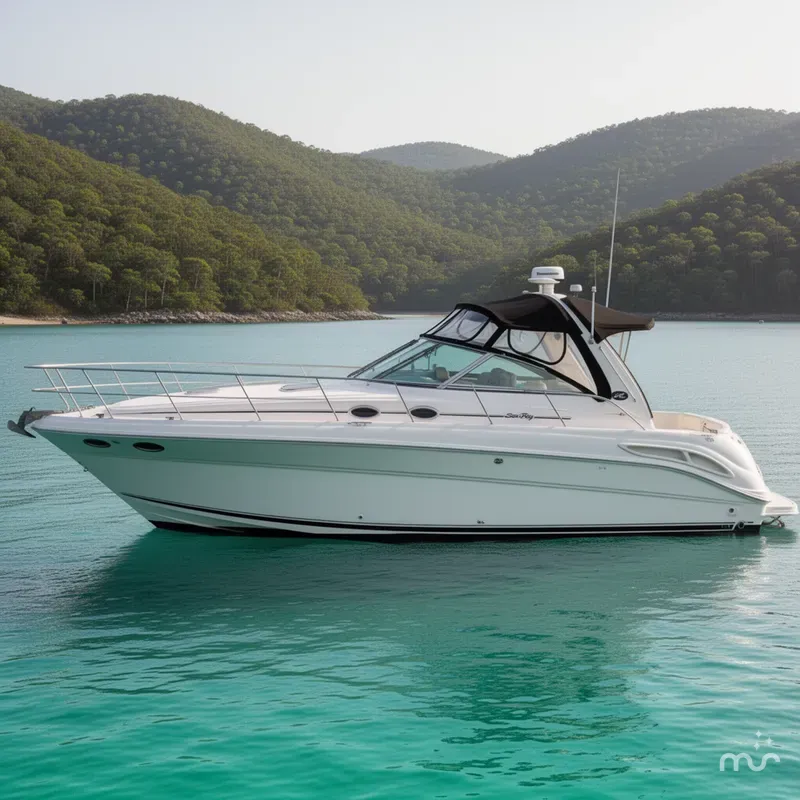 Slide: The Image of Sea Ray 410 Express Cruiser 2001 - 2