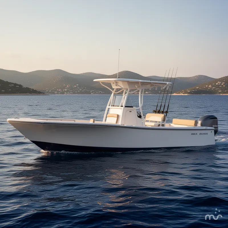 Slide: The Image of Sea Born LX24 Center Console 2026 - 2