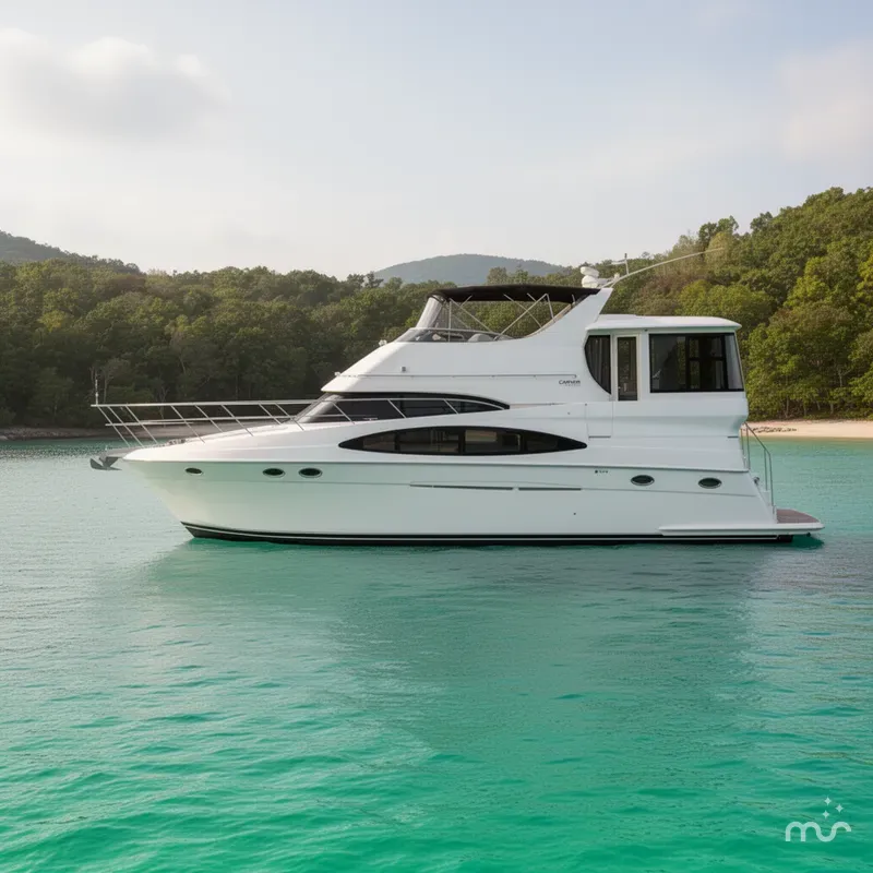 Slide: The Image of Carver Yachts 506 Motor Yacht 2002 - 2