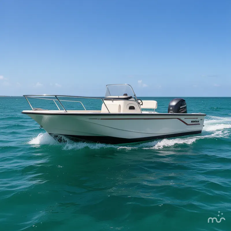 Slide: The Image of Boston Whaler 190 Montauk 2022 - 2