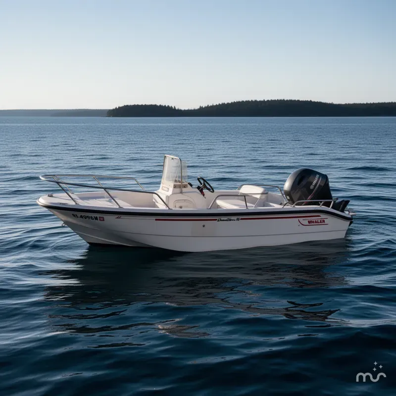 Slide: The Image of Boston Whaler 16 Dauntless 2001 - 4