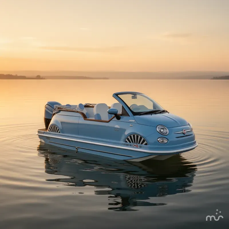 Slide: The Image of Car Off-Shore Fiat 500 Classic 2026 - 0