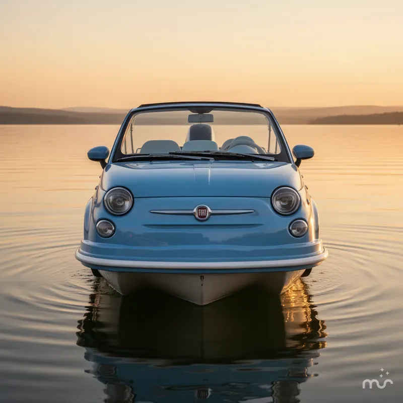 Slide: The Image of Car Off-Shore Fiat 500 Classic 2026 - 1