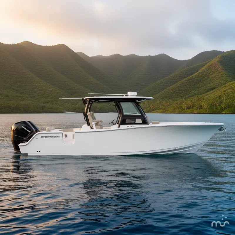 Slide: The Image of Sportsman Open 322 Center Console 2025 - 2
