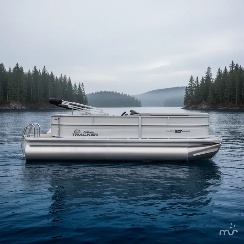 Slide: The Image of Sun Tracker Party Barge 20 DLX 2026 - 2