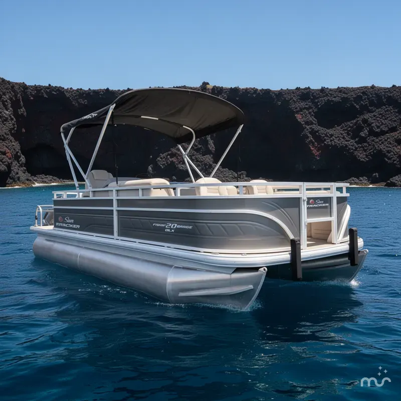 Slide: The Image of Sun Tracker Fishin' Barge 20 DLX 2024 - 2