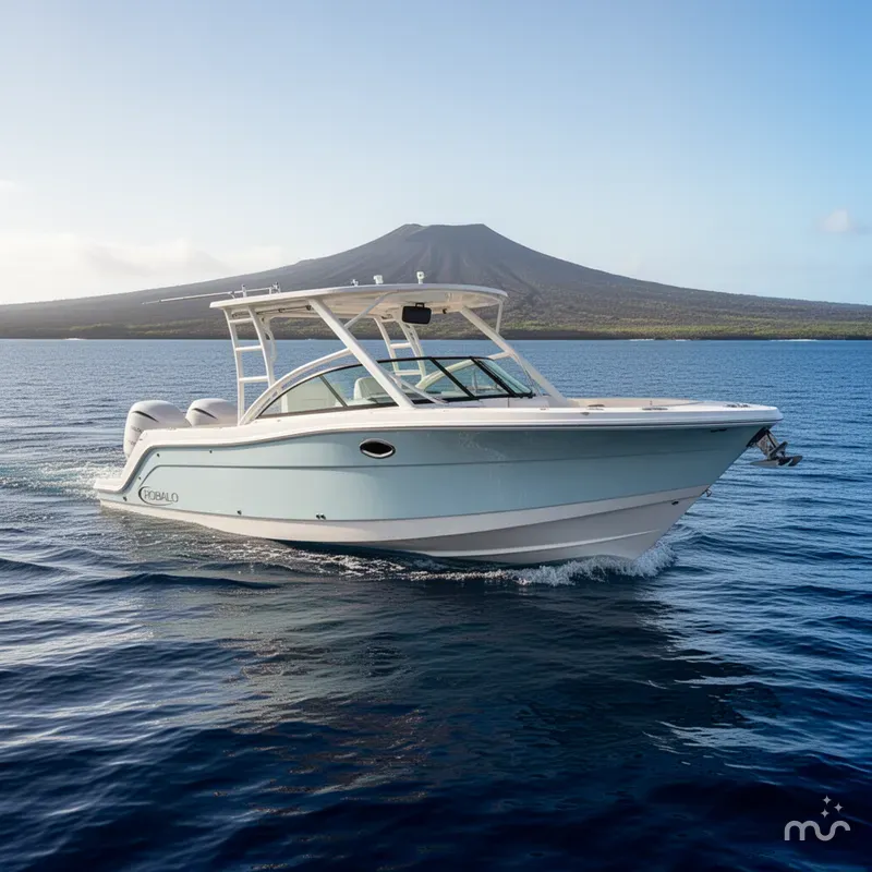 Slide: The Image of Robalo R317 Dual Console 2025 - 2