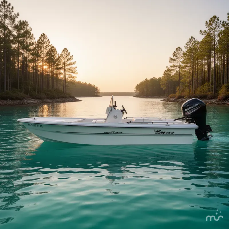Slide: The Image of Mako Pro Skiff 19 CC 2017 - 2