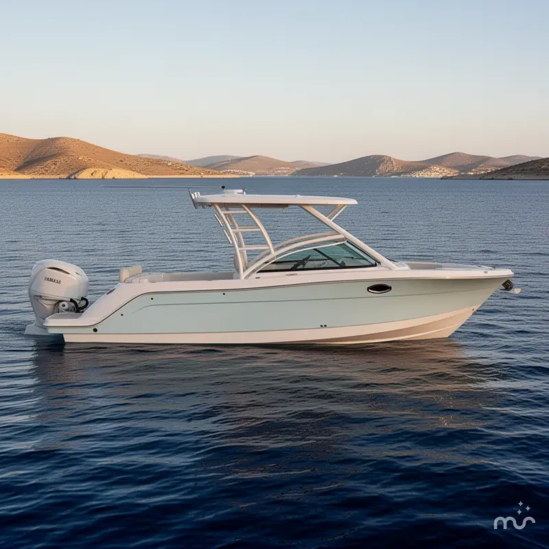 Slide: The Image of Robalo R317 Dual Console 2025 - 2
