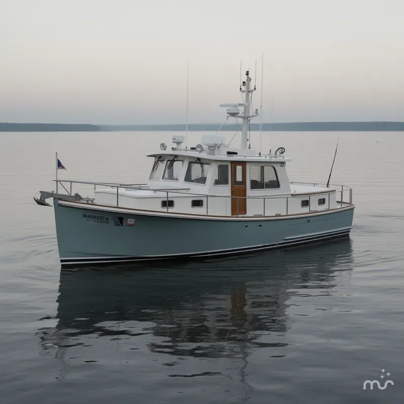 Slide: The Image of Nordic 32 with seakeeper 2001 - 1