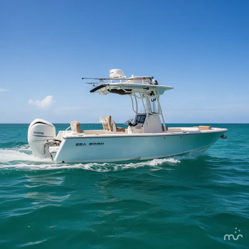 Slide: The Image of Sea Born LX24 Center Console 2024 - 0