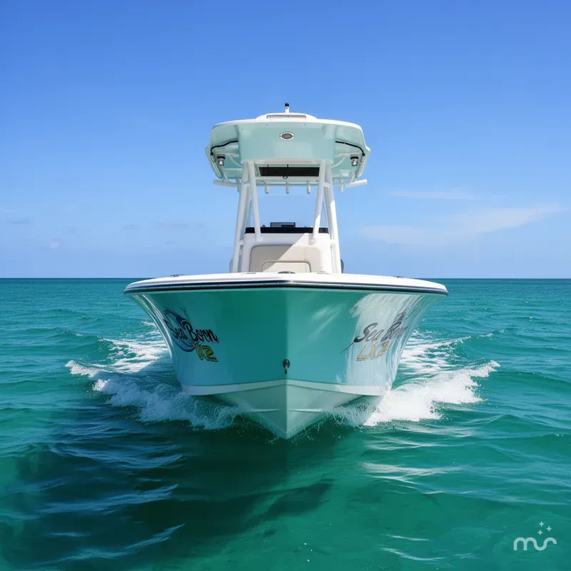 Slide: The Image of Sea Born LX24 Center Console 2024 - 1