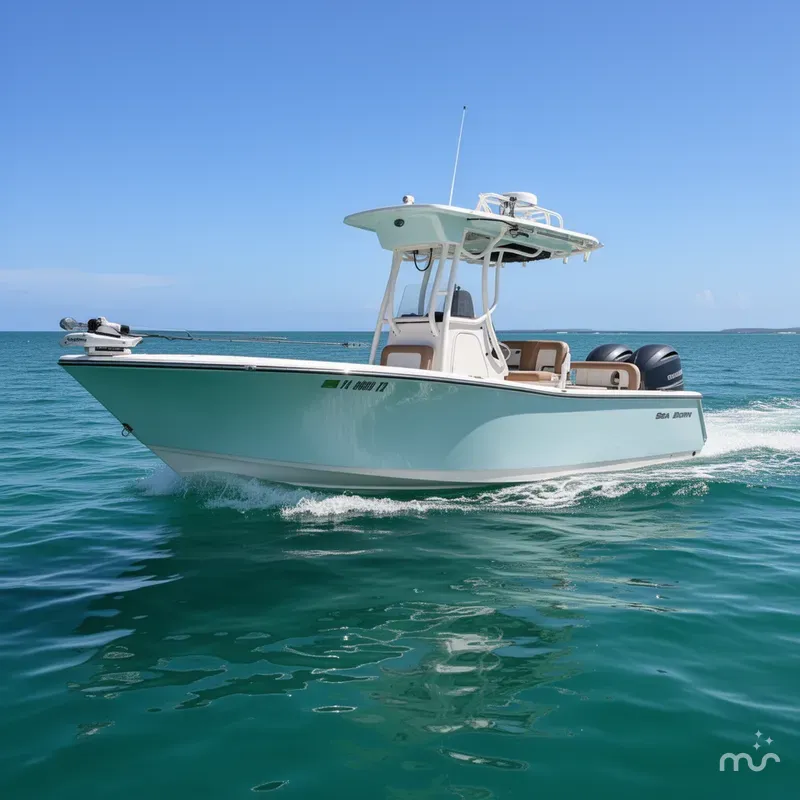 Slide: The Image of Sea Born LX24 Center Console 2024 - 4