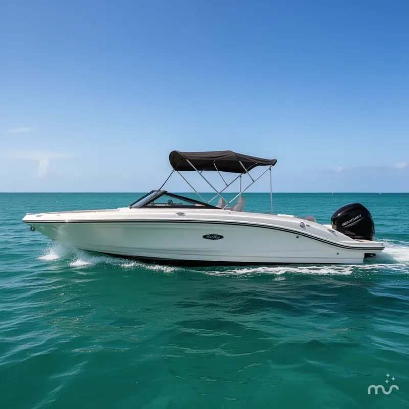 Slide: The Image of Sea Ray SPX 210 Outboard 2023 - 2