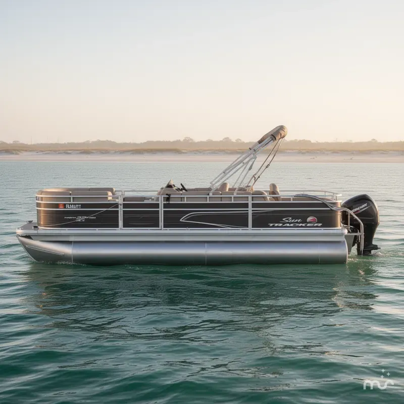 Slide: The Image of Sun Tracker Party Barge 22 Sport Fish 2024 - 1