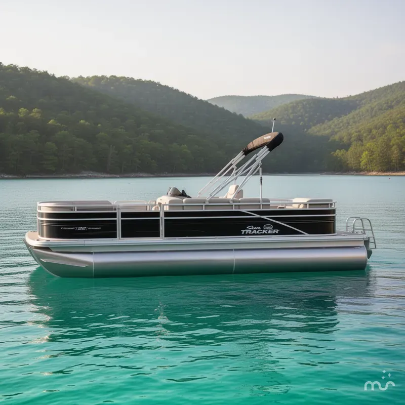 Slide: The Image of Sun Tracker Fishin' Barge 22 DLX 2026 - 2